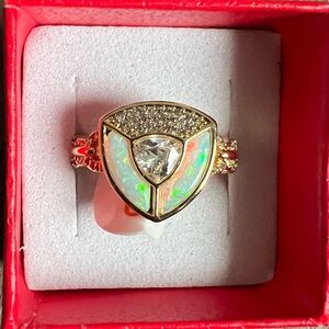 BP Oct 2025 ring 6 opal gold plating Permission To Dazzle